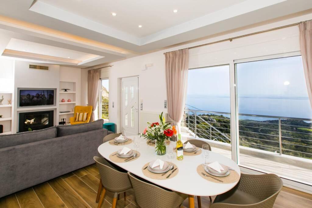 Chrysi'S Ocean View Retreat Villa Kerames Luaran gambar