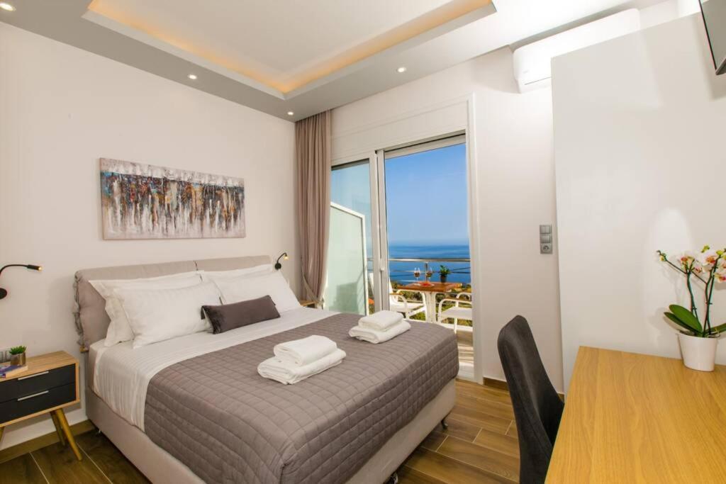 Chrysi'S Ocean View Retreat Villa Kerames Luaran gambar