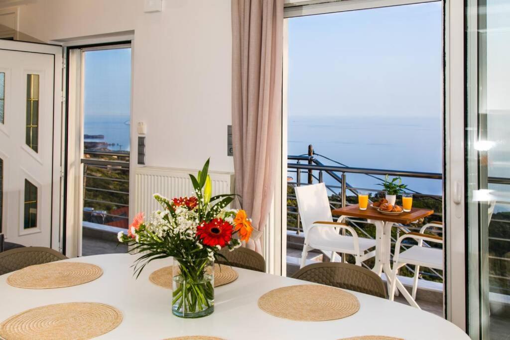 Chrysi'S Ocean View Retreat Villa Kerames Luaran gambar