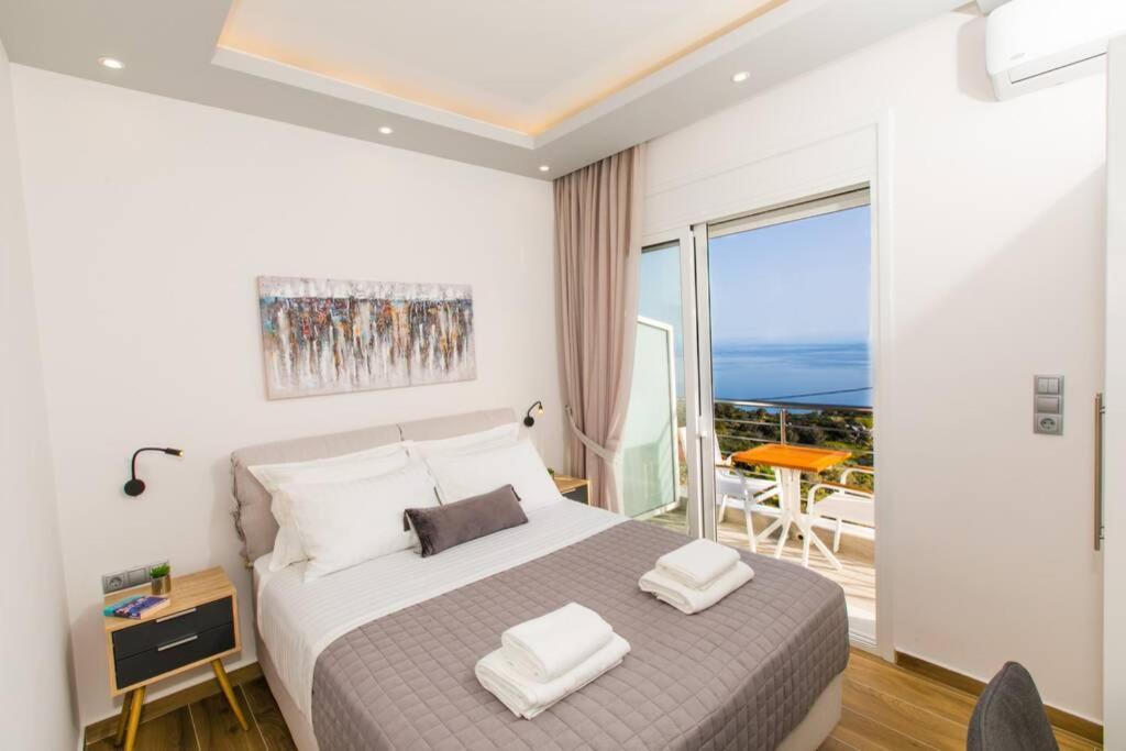 Chrysi'S Ocean View Retreat Villa Kerames Luaran gambar